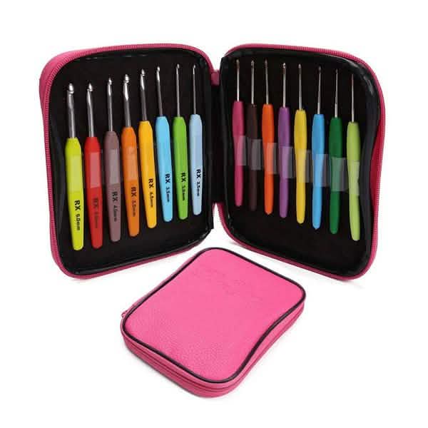 16-piece crochet hook set, alternate view