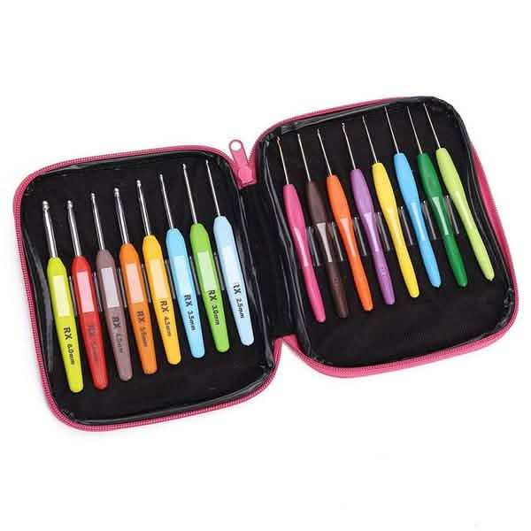 16-piece crochet hook set, alternate view