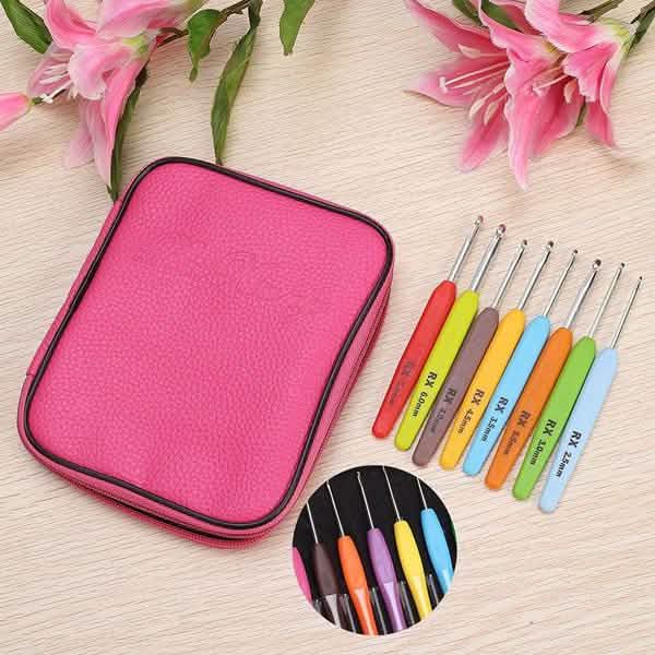 16-piece crochet hook set, alternate view