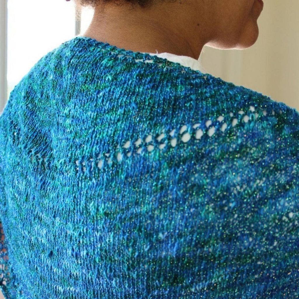 Enchantress shawl kit, yarn colorway
