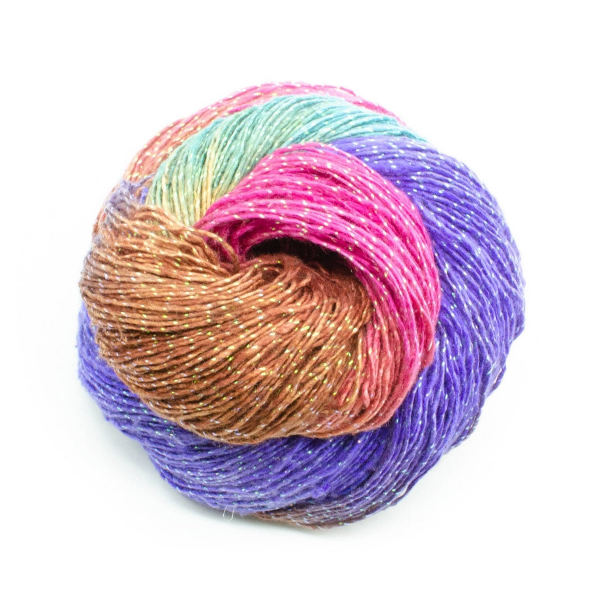 Enchantress shawl kit, yarn colorway