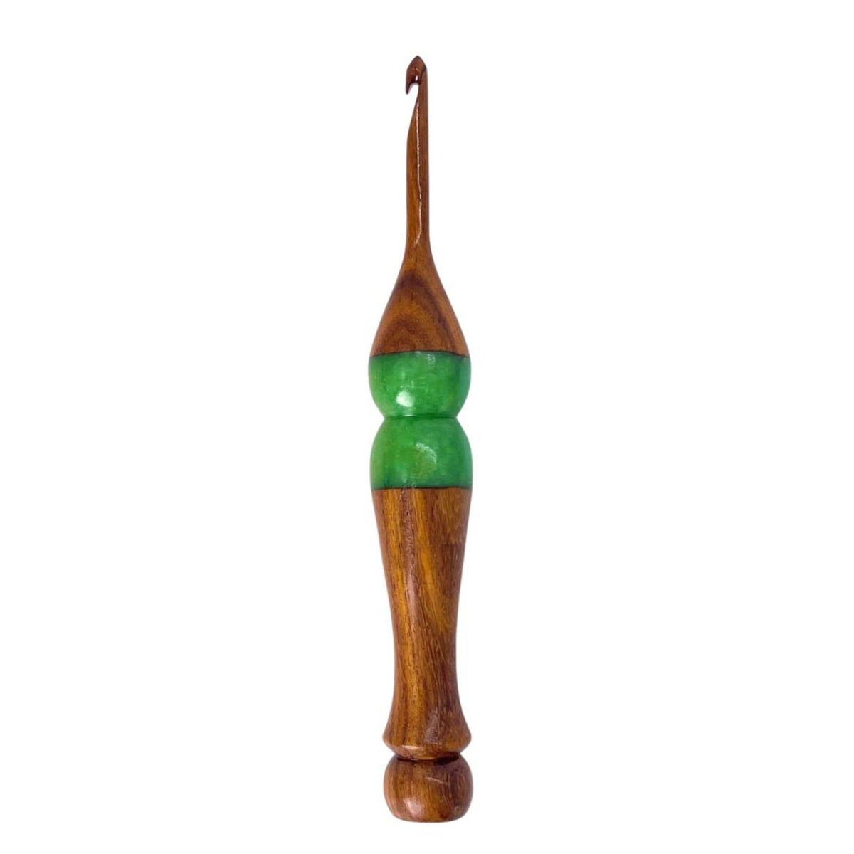 Sparkle rosewood crochet hook, design example